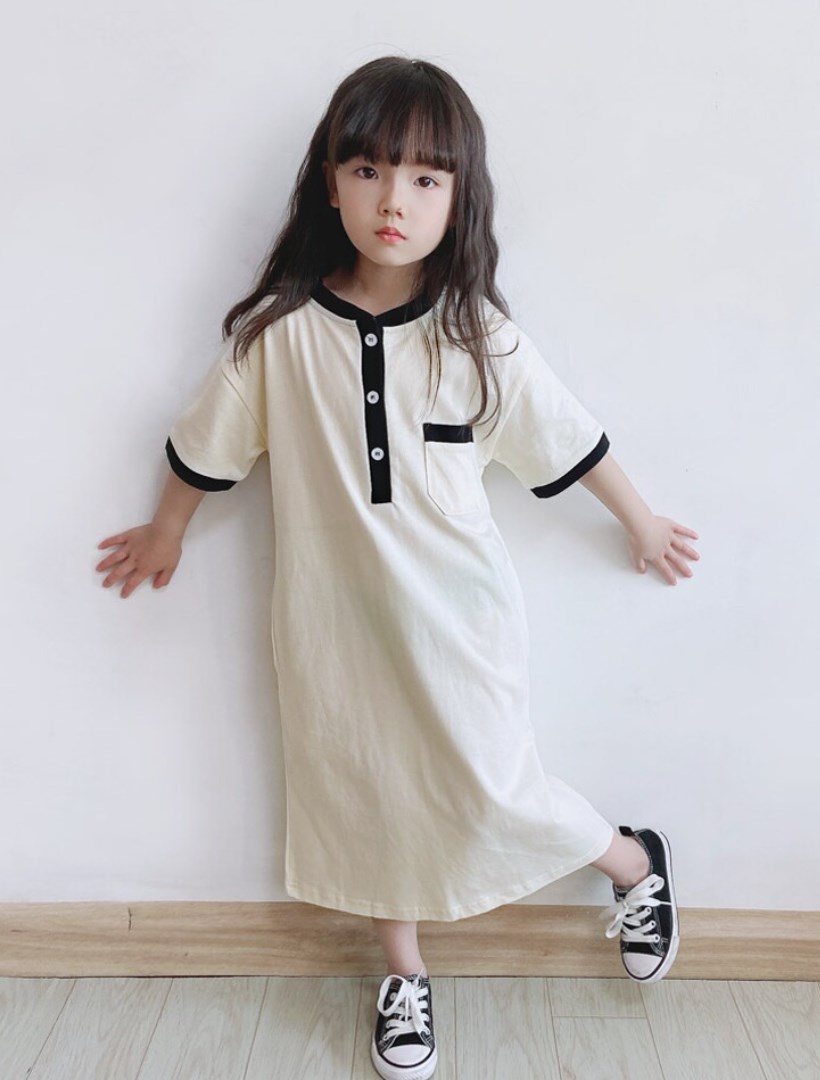 ワンピース    韓国風子供服    キッズ服    半袖スカート