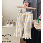 スラックス ファッション INS 韓国子供服 ズボン  2024春新作  ベビー服 スラックス  薄い  80-130