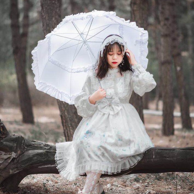 アンブレラ★Lolita 傘 レディース 日傘 かわいい  プリンセス傘 軽量 日傘 晴雨兼用　ミニ傘 携帯用
