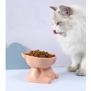 猫用食器 ペット フードボウル ペット用食器  斜め 傾斜 食器 お水入れ 餌入れ ごはん皿 猫型フードボウル