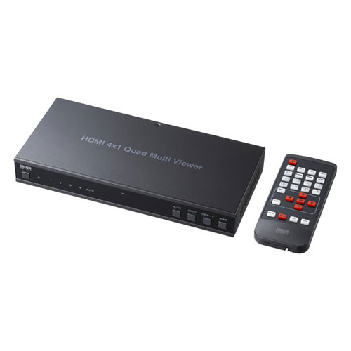 サンワサプライ 4入力1出力HDMI画面分割切替器(4K/60Hz対応) SW-PHD41
