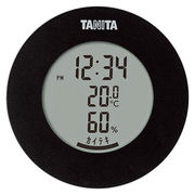 タニタ デジタル温湿度計(丸型デザイン) ブラック 22422203