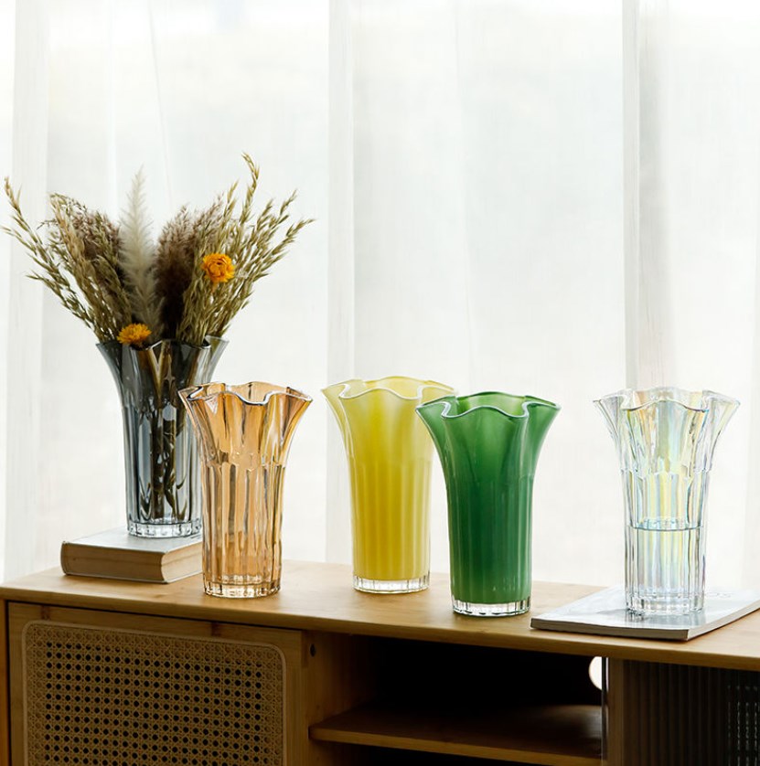 シンプル    花瓶    ins風    撮影道具    装飾    ガラス花瓶    置物
