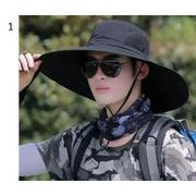 帽子 メンズ  つば広 日焼け止め対策 UV対策　夏  登山 釣り アウトドア 韓国風