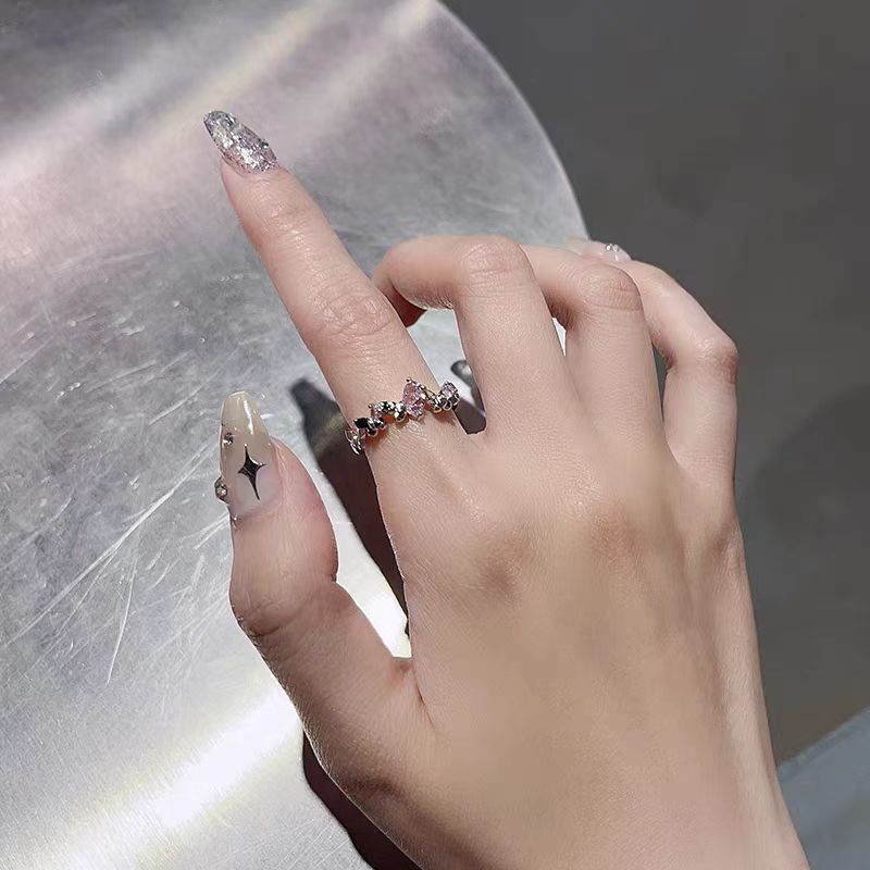 バタフライモチーフリング　指輪　アクセサリー　韓国ファッション