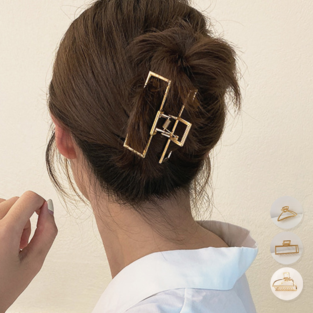 日本倉庫即納】 ヘアクリップ ゴールド バンスクリップ | 卸売
