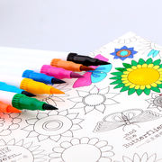 画材 カラー水性マーカー 12色、100色、ストローク、両頭カラーフックペン、ペイント水彩ペン