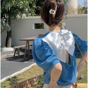 2022春夏新作 トップス 女 レディース 半袖 シャツ ブラウス インナー 2色