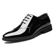 ビジネスシューズ メンズ 男士鞋 紳士靴　革靴 通気 防水 ウォーキング 歩きやすい 防滑 幅広
