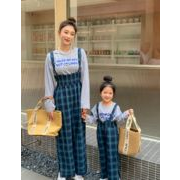 2024新作 韓国子供服  親子 女の子長袖トップス+キャミソールパンツ 分けて販売  90-140cm