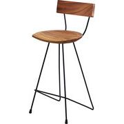 MITASインテリア ジェラルド ウッドカウンターチェアダイニングチェア ブラウン JW-109