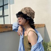 ストローハット　麦わら帽子　バケットハット　春夏　韓国ファッション　レディース　紫外線対策