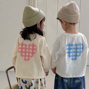 【2024夏新作】韓国風子供服 ベビー服 キッズ 男女兼用 カジュアル 長袖 トップス Tシャツ