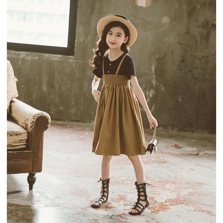 子供服 女の子 夏 上下 セットアップ 可愛い 韓国子供服 キッズ 半袖tシャツ オールインワン ２点セット