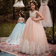 女の子 ドレス キッズ フォーマル 子供ドレス パーティー 100 110 120 130 140 150cm 結婚式 ピアノ