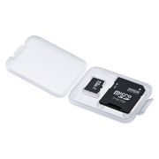 【6個×10セット】 サンワサプライ メモリーカードクリアケース(microSDカード用)
