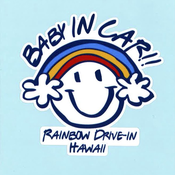 Rainbow Drive-In　ステッカー　BABY IN CAR
