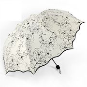 日傘 折りたたみ傘 レディース ストライプ 花柄 8本骨おしゃれ 軽量 晴雨兼用 折りたたみ傘