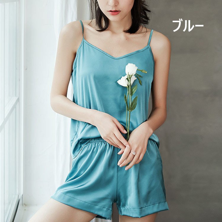 ★ JEANS★ パジャマ （上下セット）ノースリーブ ☆彡 パジャマ レディース 夏 ノースリーブ 上下セット タンクトップ