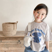 夏の子供服 子供の半袖 韓国の子供服 ガールズボーイズTシャツ シャツ