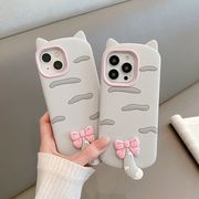 熊のピンク色の携帯ケース超可愛い　新作 スマホケース★高級感 iPhone14，15ケース ★スマホケース