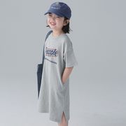子供服　90~150cm　キッズTシャツ　ワンピース　親子ペア　韓国キッズ服
