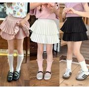 【2024夏新作】韓国風子供服 キッズ     ハーフスカート    スカート   ミニスカート 3色   90-150cm