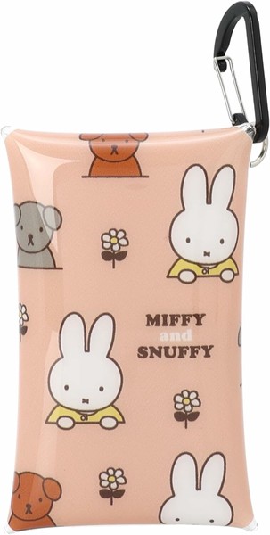□【即納】【ロット1】MIFFY & SNUFFY クリアマルチケース S ピンク