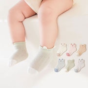 春夏ベビーソックス　通気　0-3歳　ベビーソックス　乳幼児靴下 3足組