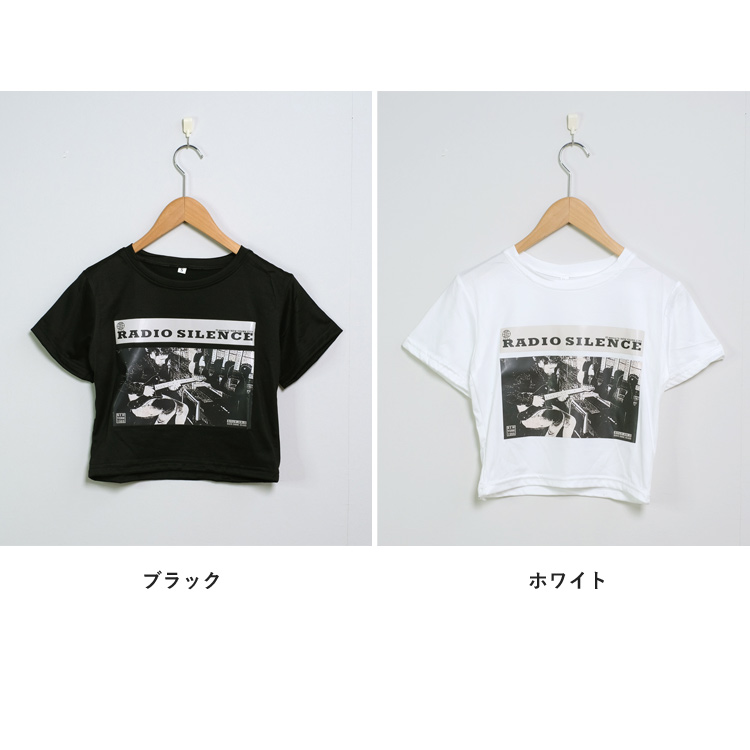 ideaswam レディース クロップドTシャツ ホワイト ピチT チビT ideaswam レディース クロップドTシャツ ホワイト ピチT チビT