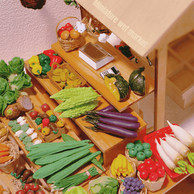 新品 ドールハウス用 ミニチュア道具 フィギュア ぬい撮 おもちゃ 撮影道具 キッチン 食べ物 野菜模型 造景