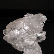 置物　水晶　龍亀　ロングイ　ブラジル産　パワーストーン　天然石
