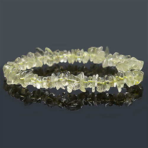 リビアングラス 隕石 さざれ Libyan desert glass ブレスレット 【FOREST 天然石 パワーストーン】