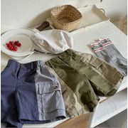 2024年 新作 韓国風子供服 新しいスタイル  半ズボン パンツ 2色 80-130cm
