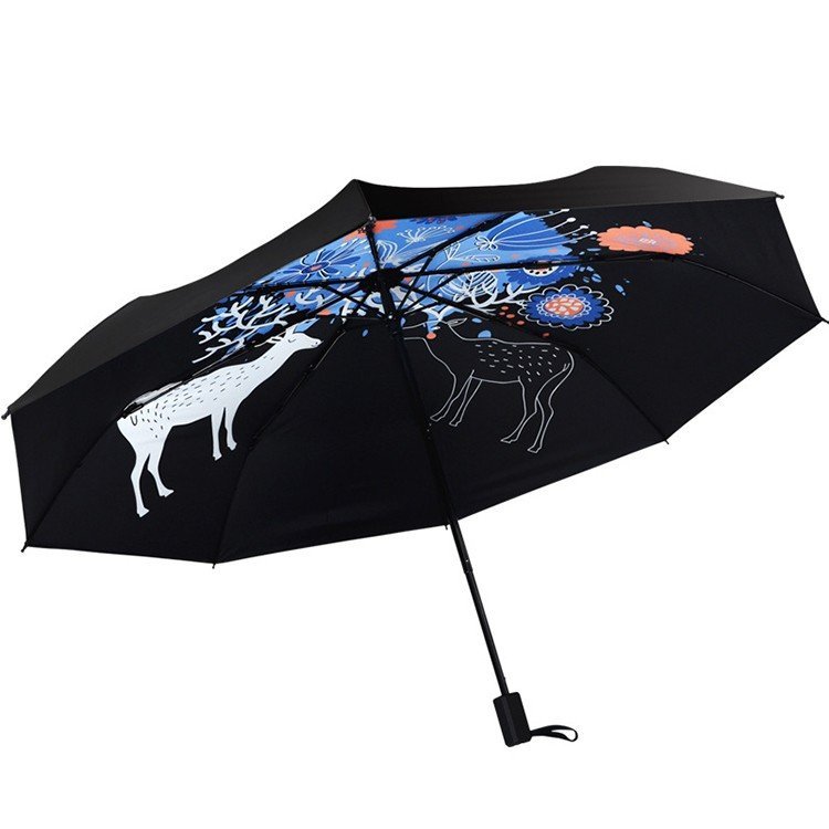 折りたたみ傘 レディース 花柄 3段折りたたみ傘 UVカット 紫外線対策 日傘 雨傘