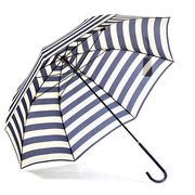 長傘 レディース ボーダー 長柄 遮光 遮熱 UVカット 紫外線対策 長傘 日傘 雨傘 晴雨兼用