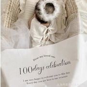 INS 誕生日お祝い  装飾用 100DAYS  掛け布   子供用   背景の壁  写真の毛布 撮影道具 タペストリー