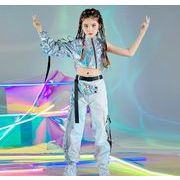 応援団 ダンススーツ  子供ジャズダンス ジャズスーツ ヒップホップスーツ パフォーマンスウェア モデル