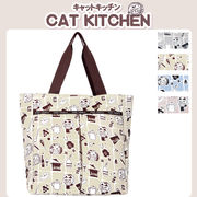 猫たちが様々な表情で彩る楽しいデザイン♪トートバッグ【CATKICHINーキャットキッチンー】