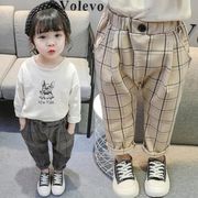 子供服　春夏　パンツ　ズボン　ロング丈　キッズ　韓国ファッション　女の子　男の子　カジュアル