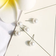 パール ピアスパーツ アクセサリーカジュアル フォーマル お洒落 真珠ピアス シルバー 冠婚葬祭 結婚式