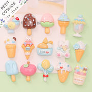 アイスクリーム ソフトクリーム りんご気球樹脂パーツデコパーツ DIYパーツ手芸ハンドメイド ドールハウス