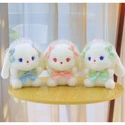 4色 新作ウサギのぬいぐるみ リボンが付いたかわいいウサギ ロリータ人形 うさぎ雑貨 25cm