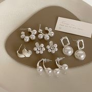 パールシリーズのイヤリング  ファッショングッズ レディースヘアアクセサリー