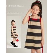 2024夏新作 韓国風子供服 ベビー服 キッズ服 ワンピース