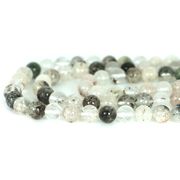 ホワイトガーデンクォーツ 【丸玉】8～9mm【天然石 ビーズ パワーストーン】