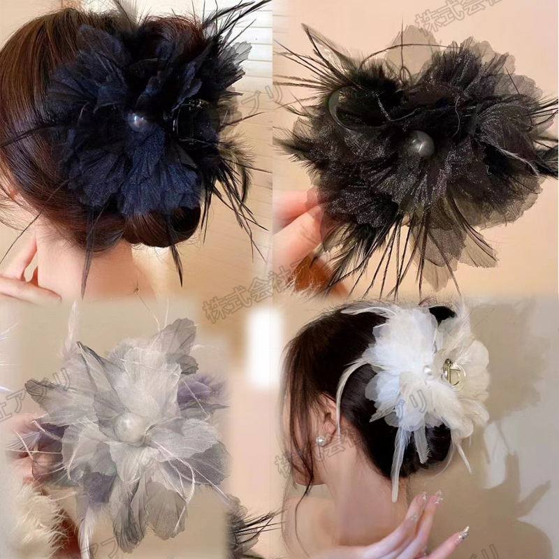 【全16種】ヘアクリップ ヘアアクセサリー 髪飾り 髪まとめ 韓国 レディース オシャレ 羽 エレガント