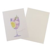 【グリーティングカード】シースルーカード ソーダ パープル