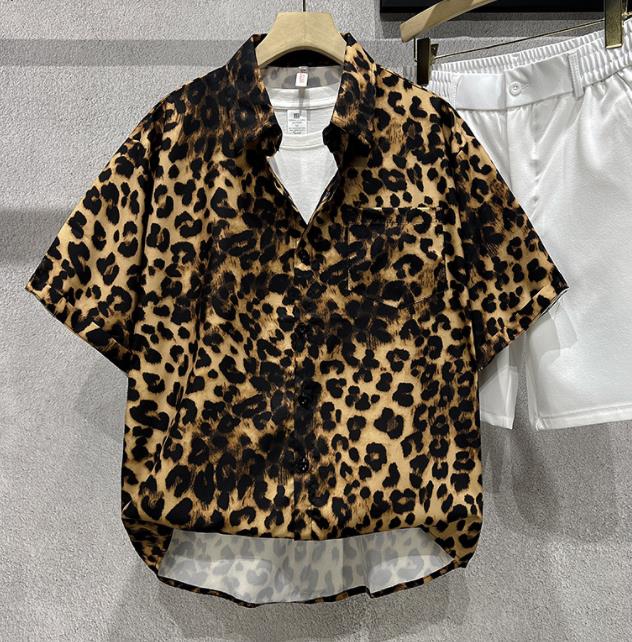 saint laurent サンローラン leopard シャツ 39 半袖