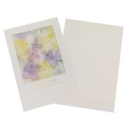 フローラルパレットカード バースデー ホワイト